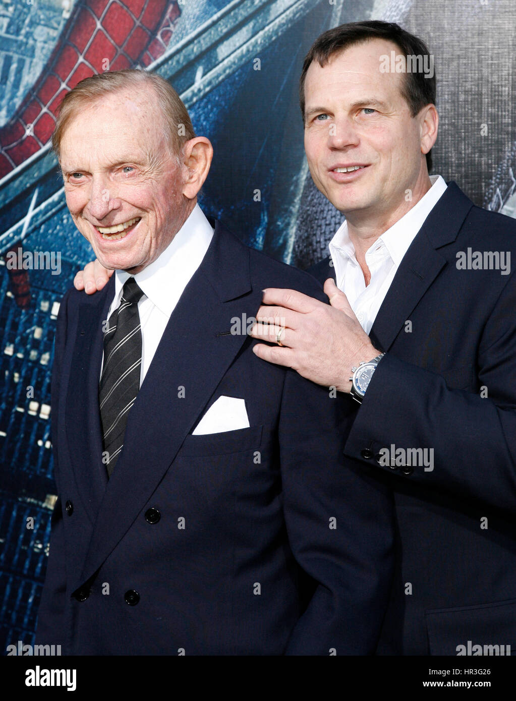 John Paxton and his son Bill Paxton (R) attend the premiere of 'Spiderman 3' during the Tribeca Film Festival on April 30, 2007 in Astoria, Queens, New York City. RD/MediaPunch Stock Photo