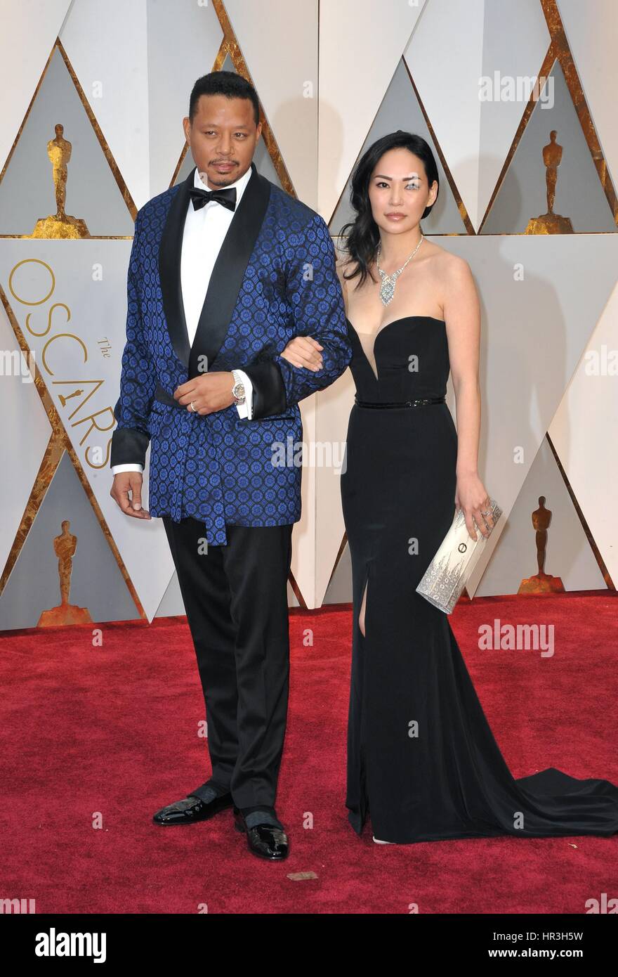 Los Angeles, CA, USA. 26th Feb, 2017. Terrence Howard, Miranda Pak at arrivals for The 89th Academy Awards Oscars 2017 - Arrivals 1, The Dolby Theatre at Hollywood and Highland Center, Los Angeles, CA February 26, 2017. Credit: Elizabeth Goodenough/Everett Collection/Alamy Live News Stock Photo