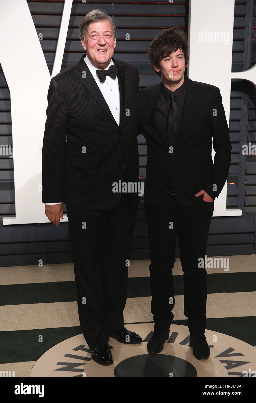 Beverly Hills, California, USA. 26th Feb, 2017. Stephen Fry and Elliott