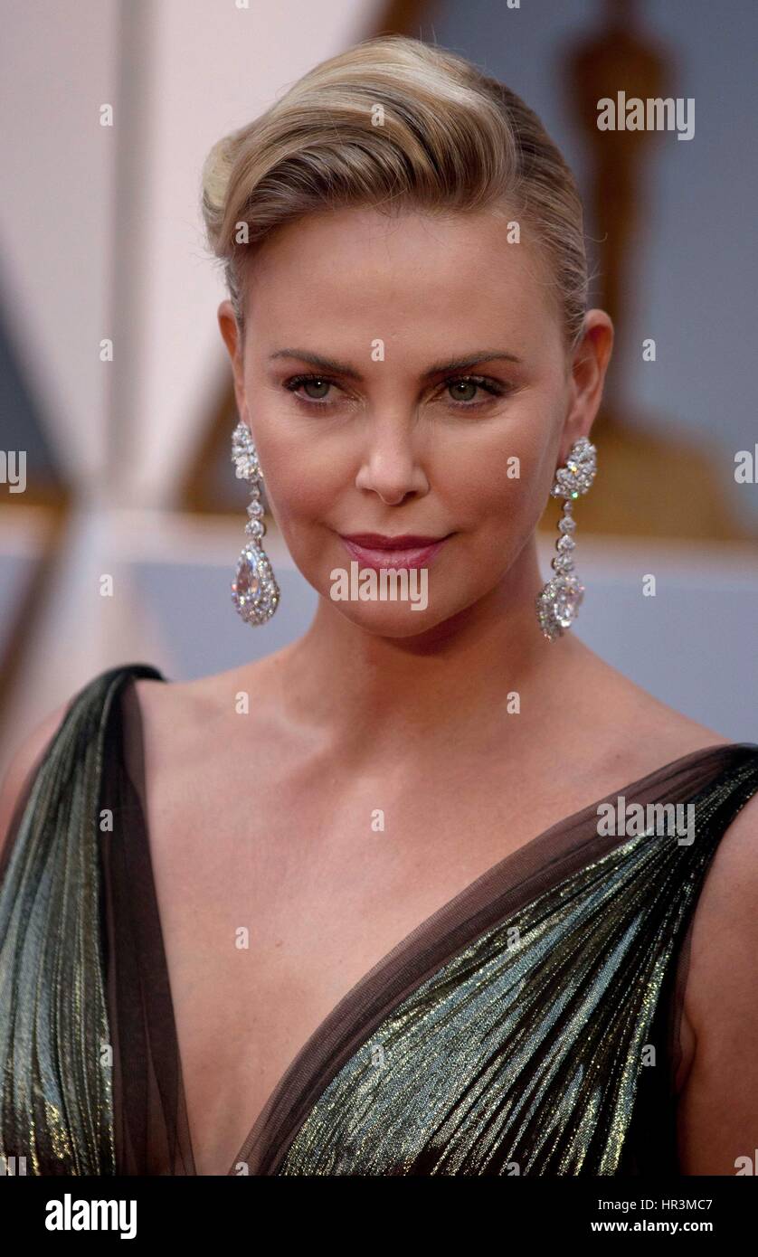 Hollywood, California, USA. 26th Feb, 2017. CHARLIZE THERON during red ...