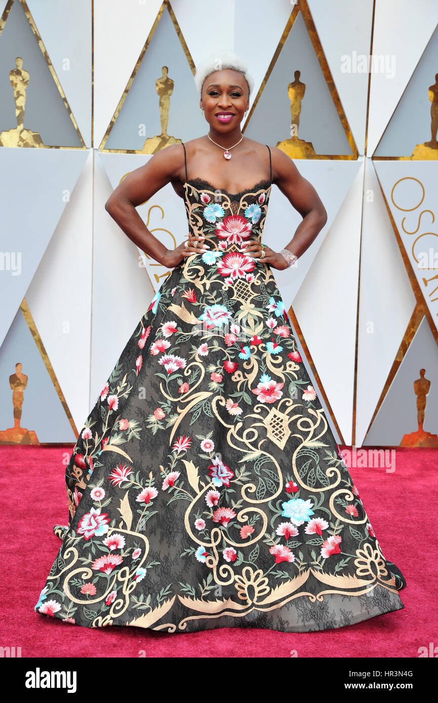 LOS ANGELES, CA - FEBRUARY 26: Cynthia Erivo  at the 89th Academy Awards at the Dolby Theatre in Los Angeles, California on February 26, 2017. Credit: mpi99/MediaPunch Stock Photo