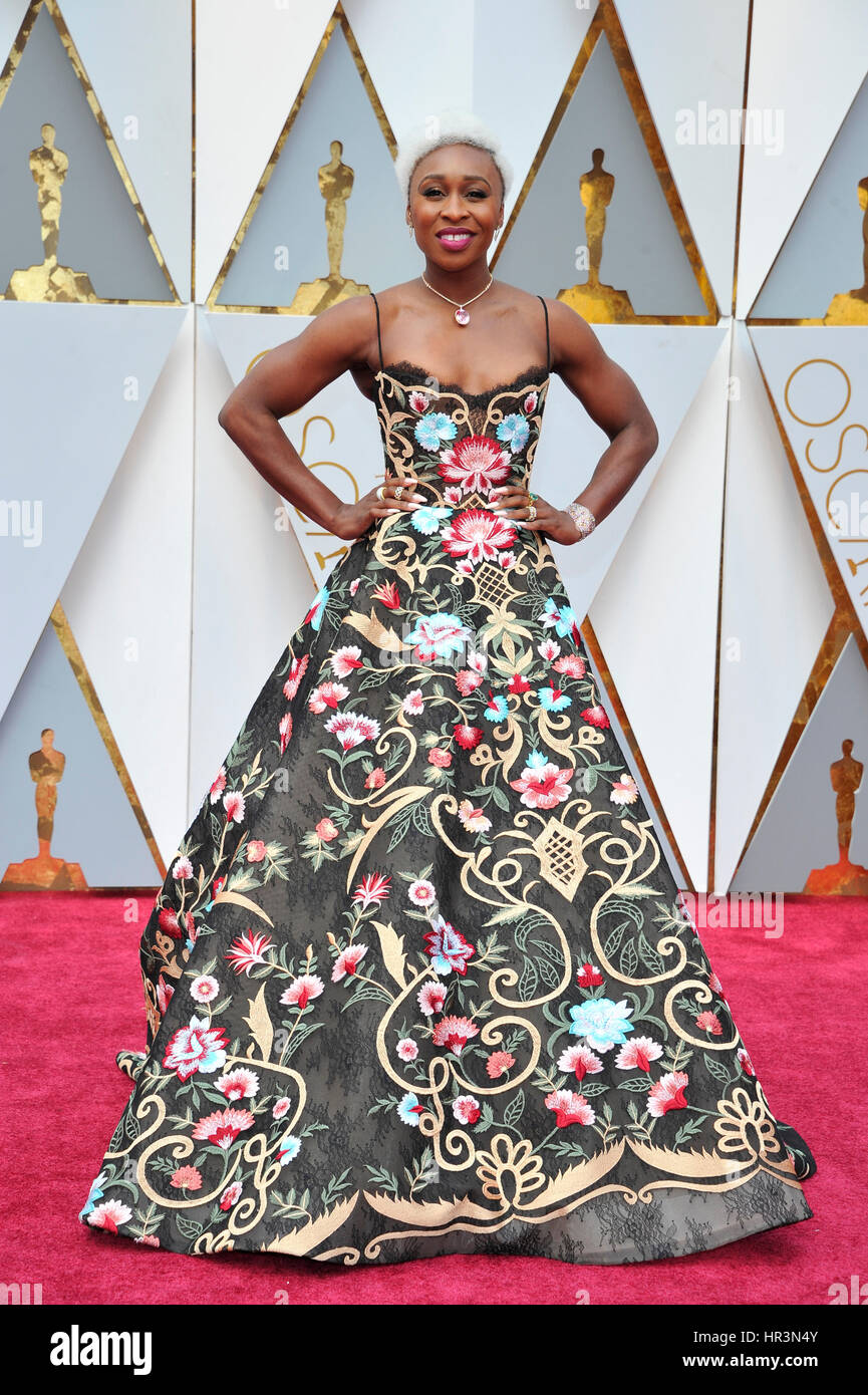 LOS ANGELES, CA - FEBRUARY 26: Cynthia Erivo  at the 89th Academy Awards at the Dolby Theatre in Los Angeles, California on February 26, 2017. Credit: mpi99/MediaPunch Stock Photo