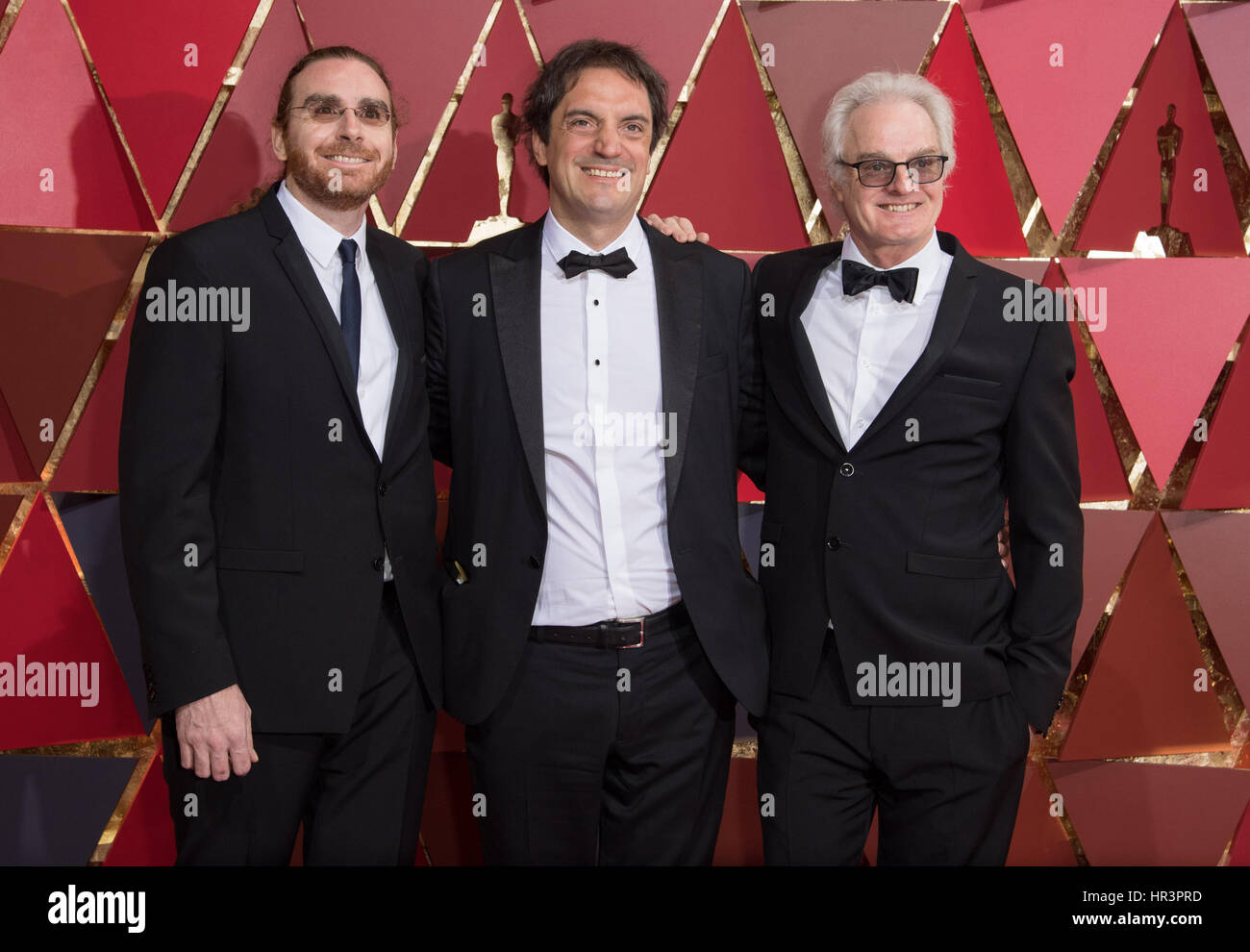 Hollywood, CA, USA. 26th Feb, 2017. 26 February 2017 - Hollywood, California - Bernard GariÅ½py Strobl, OscarÂ¨ nominee, Sylvain Bellemare. 89th Annual Academy Awards presented by the Academy of Motion Picture Arts and Sciences held at Hollywood & Highland Center. Photo Credit: AMPAS/AdMedia Credit: Ampas/AdMedia/ZUMA Wire/Alamy Live News Stock Photo