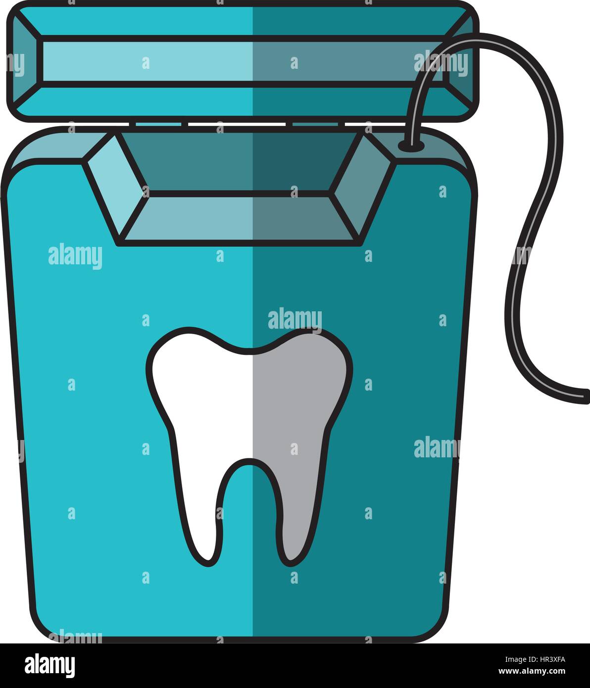 dental floss isolated icon Stock Vector Image & Art - Alamy