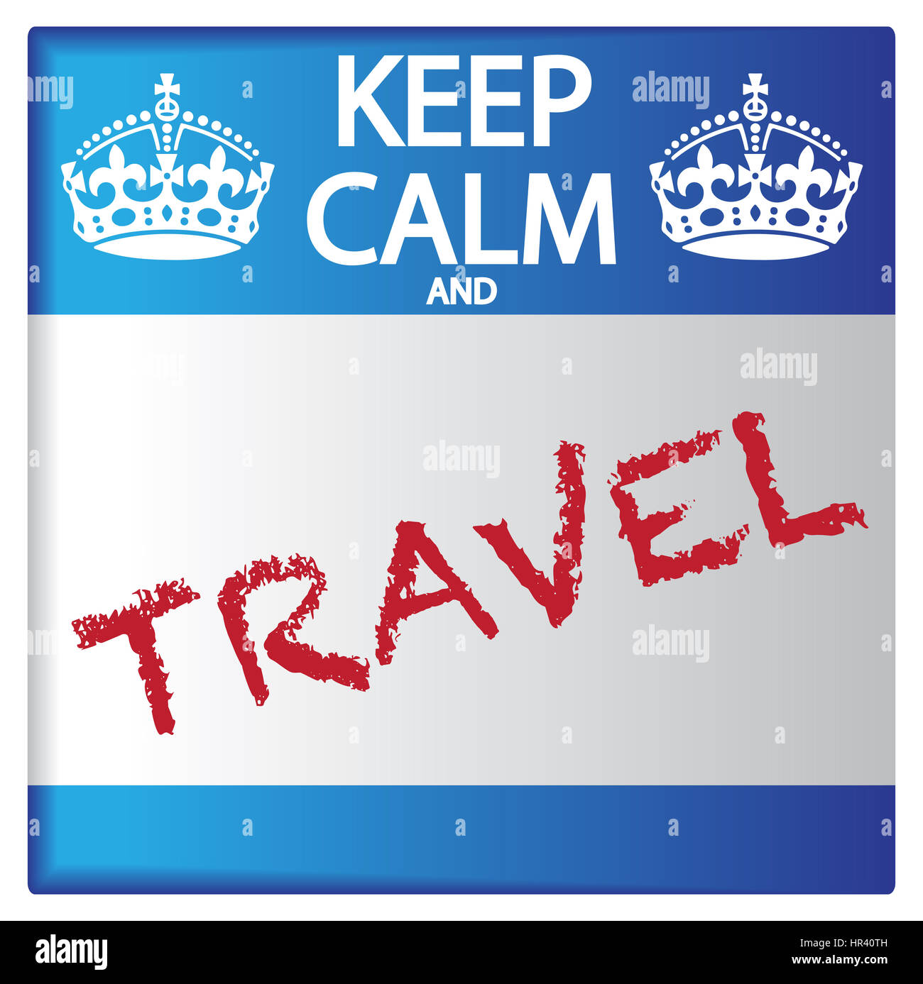 Travel sticker blank hi-res stock photography and images - Alamy