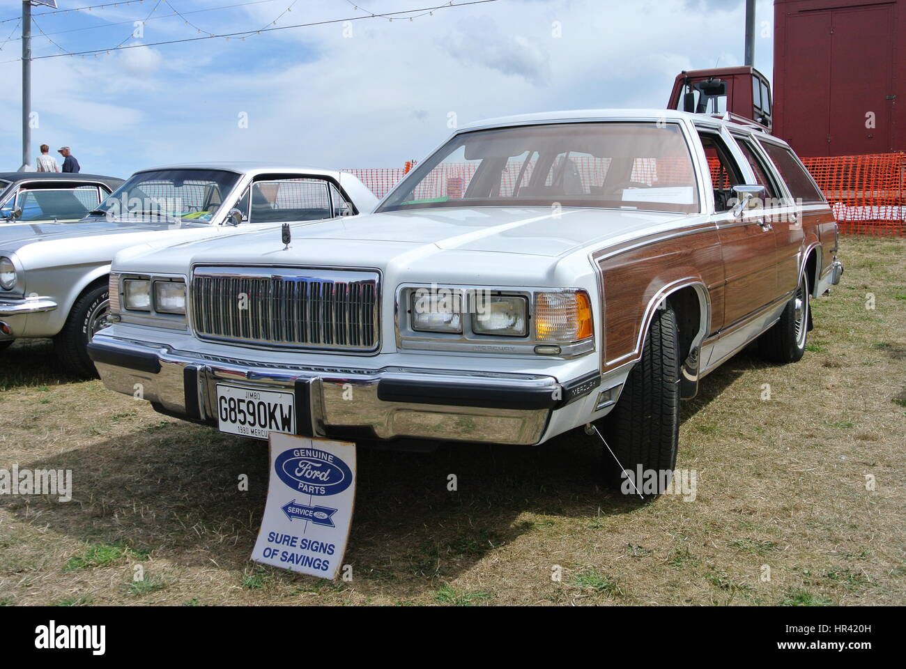 Lincoln-Mercury Grand Marquis estate car parked up on display Stock Photo