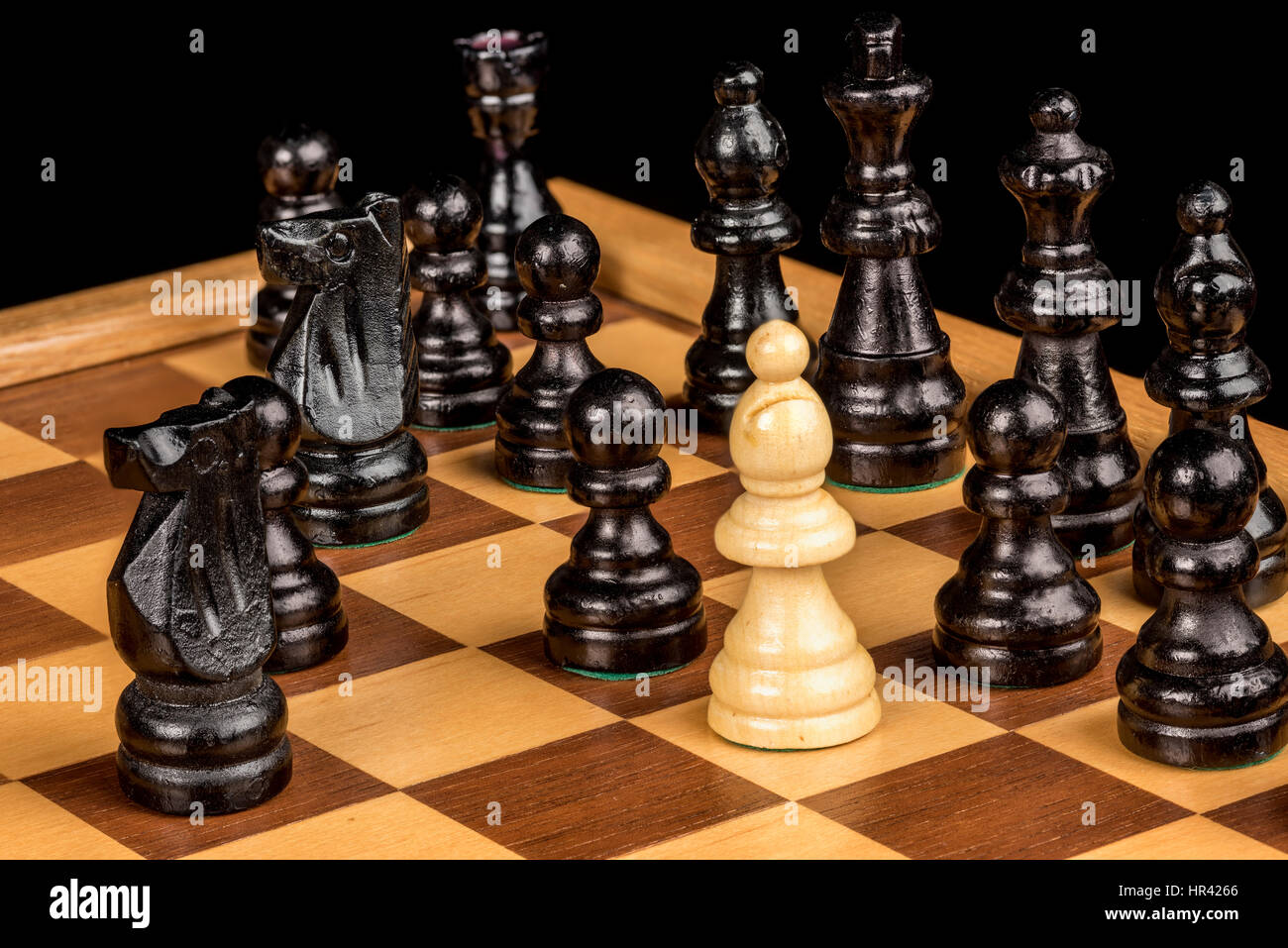 Chess game as reached its end with check mate Stock Photo - Alamy
