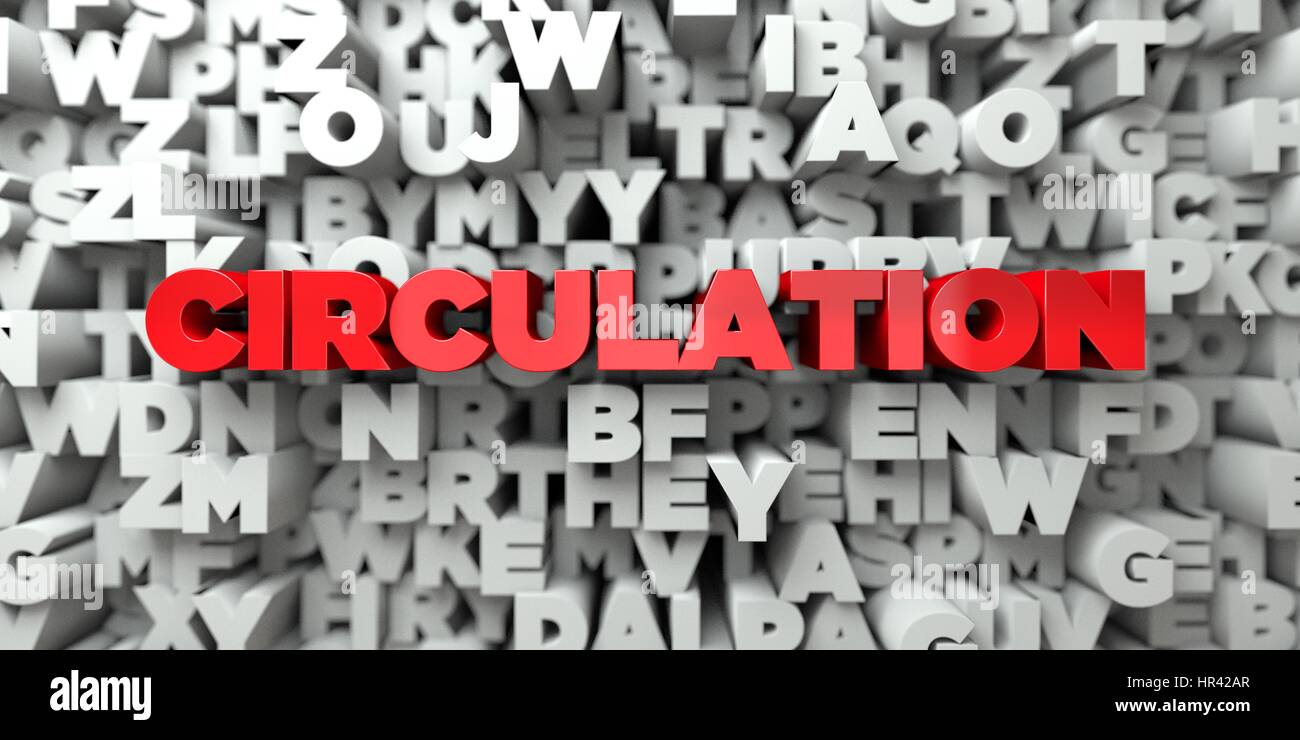 circulation-red-text-on-typography-backg