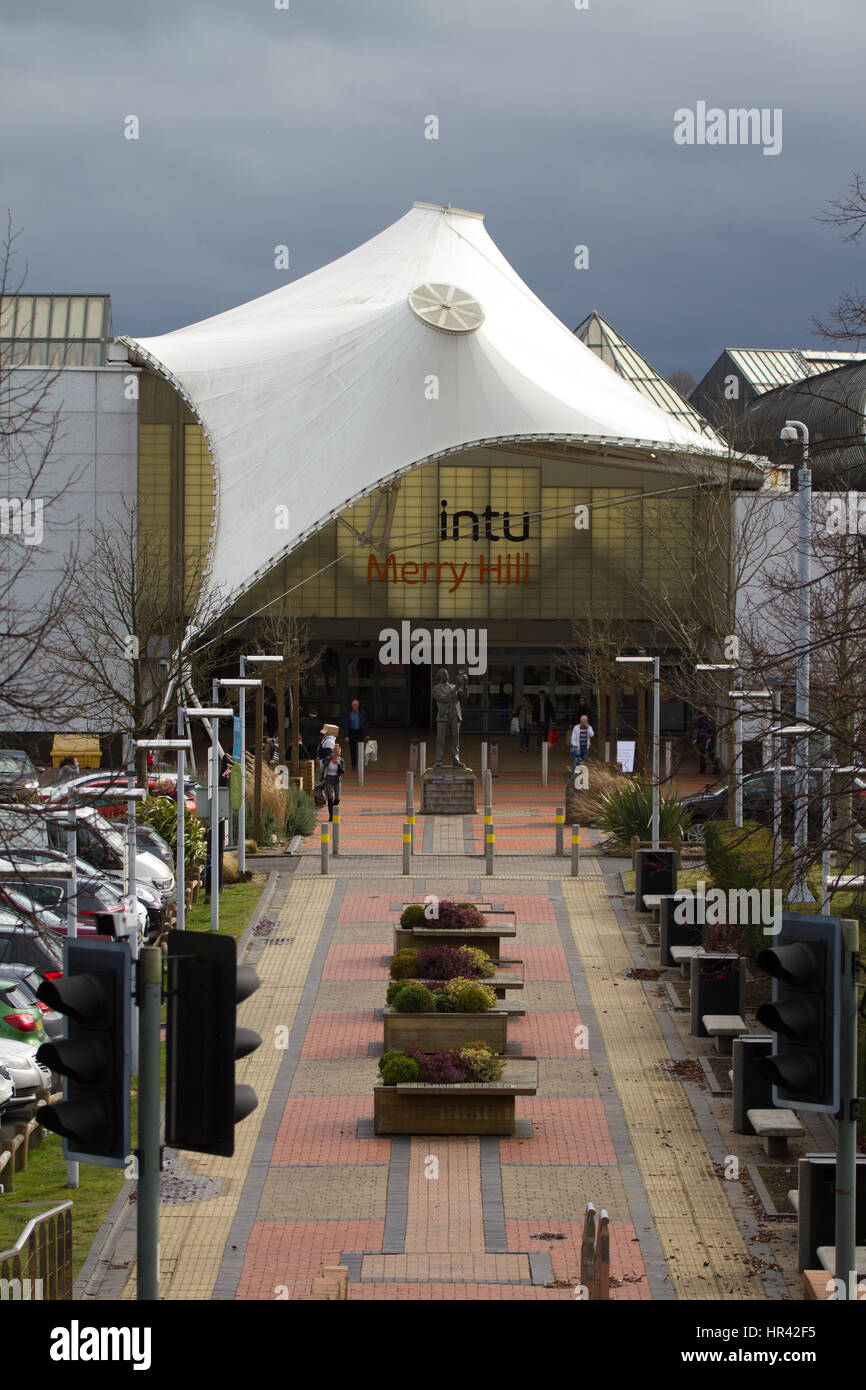 An Entrance to Merry Hill Shopping Centre, Dudley, West Midlands Stock Photo Alamy