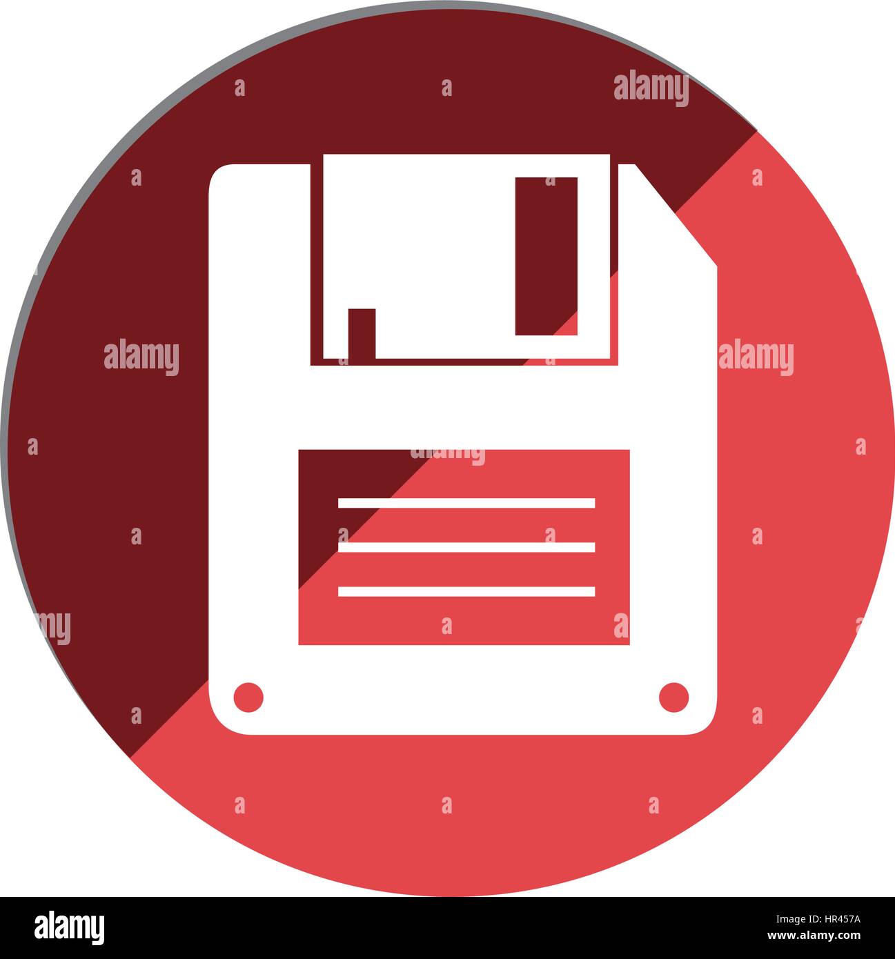 color circular emblem with floppy disk Stock Vector Image & Art Alamy