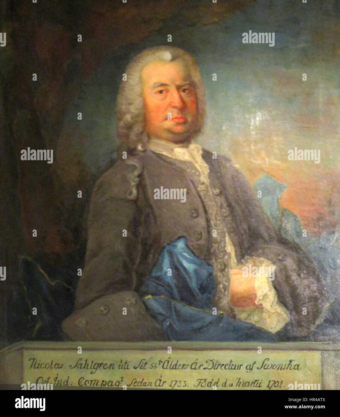 Niclas Sahlgren oil painting Stock Photo Alamy