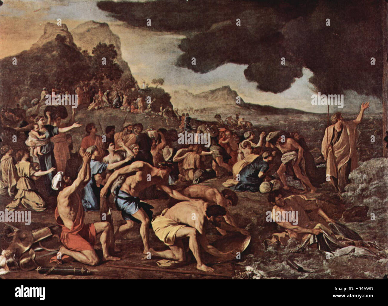 Nicolas Poussin Le Passage de la mer Rouge Stock Photo Alamy