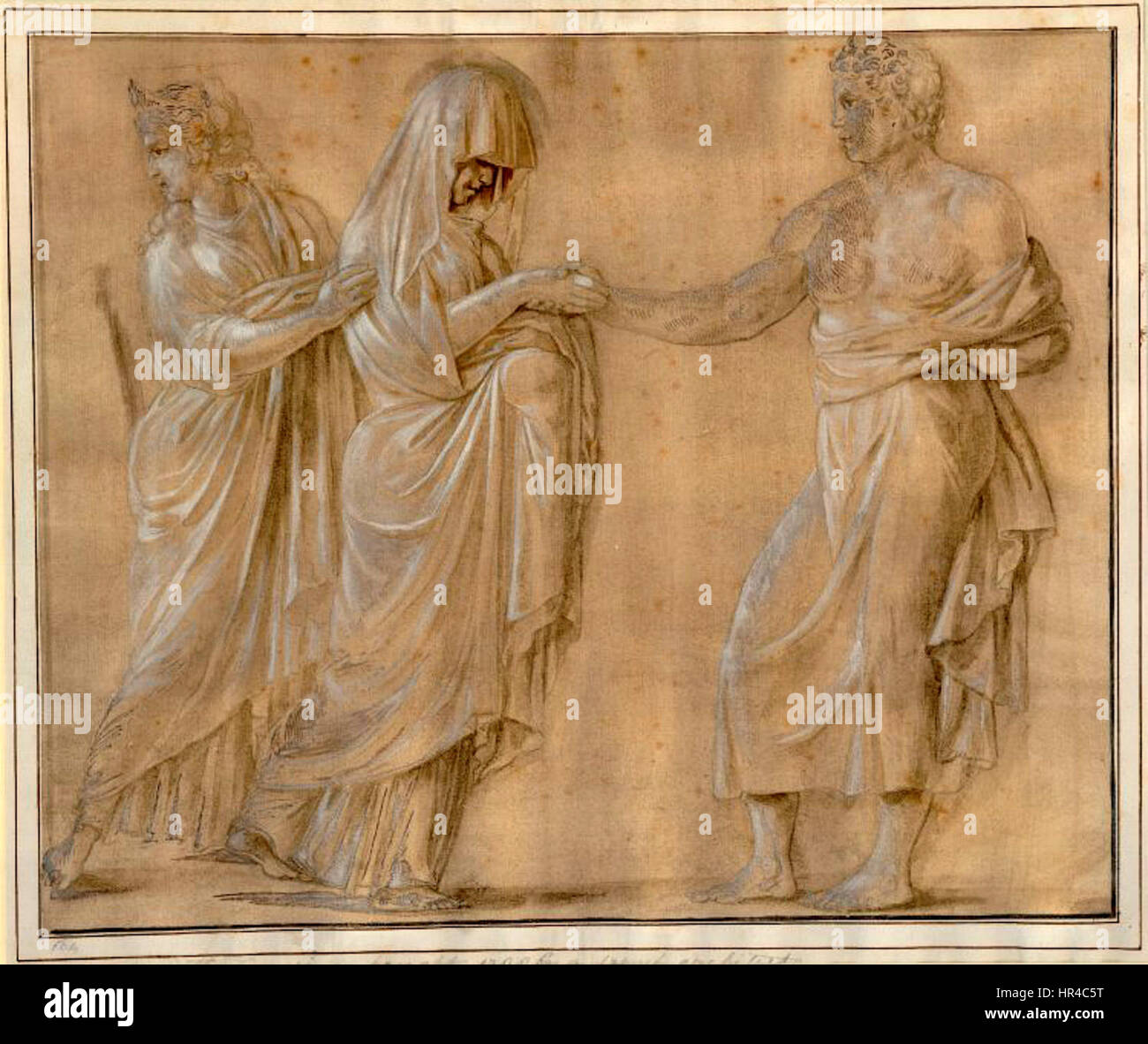 Teti and peleo hires stock photography