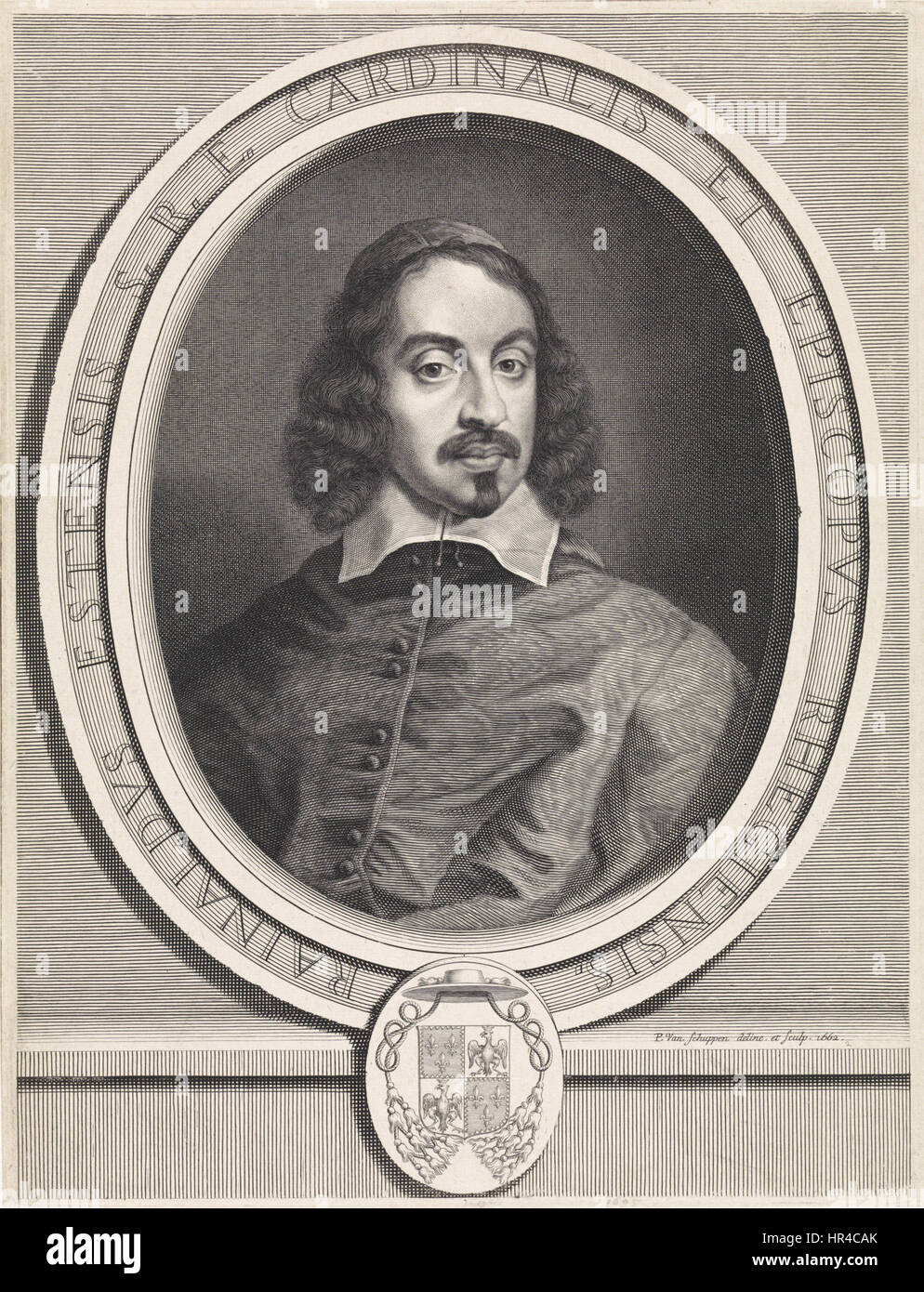 Pieter van Schuppen - Portrait of Rinaldo d'Este Stock Photo