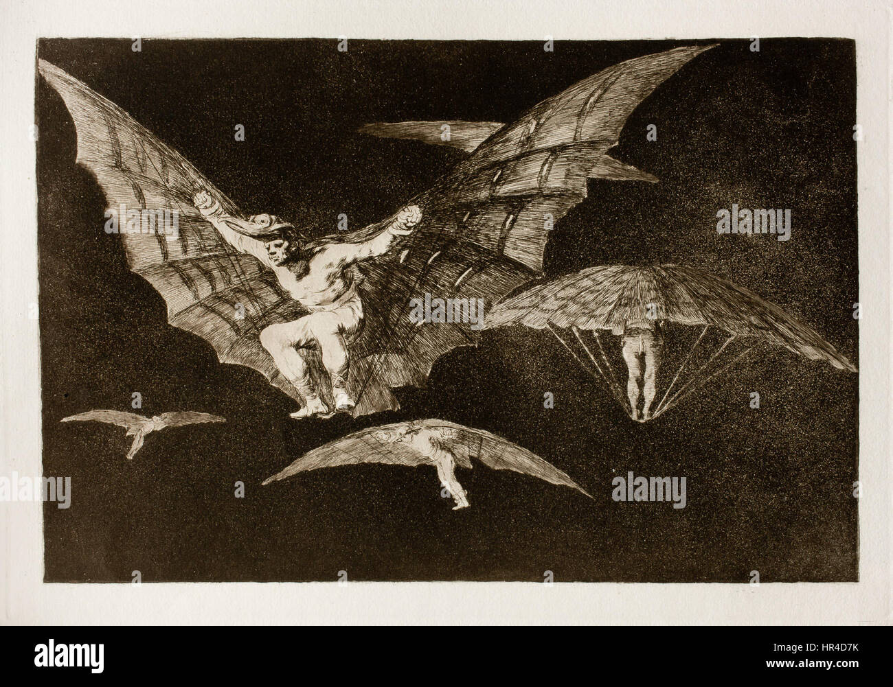 Prado - Los Disparates (1864) - No. 13 - Modo de volar Stock Photo