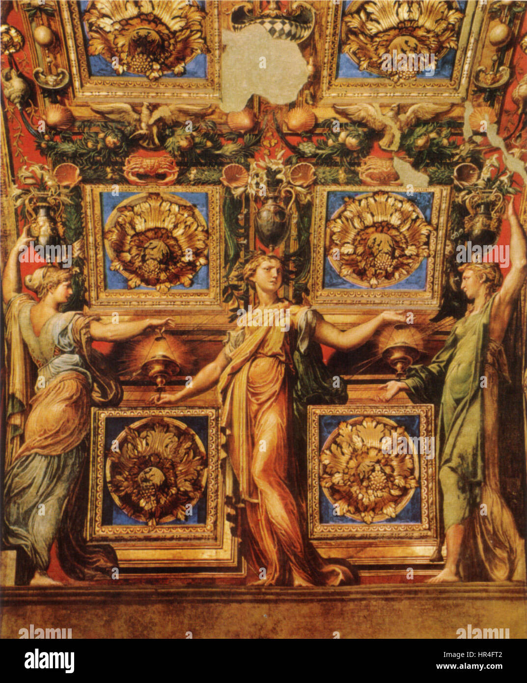 Parmigianino, affreschi della steccata 06 Stock Photo