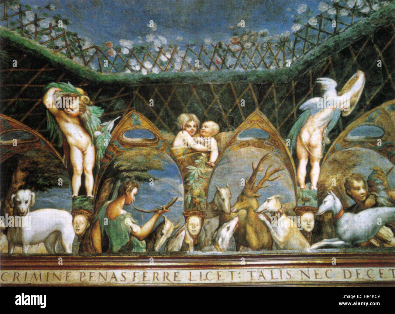 Parmigianino, affreschi di fontanellato 03 Stock Photo