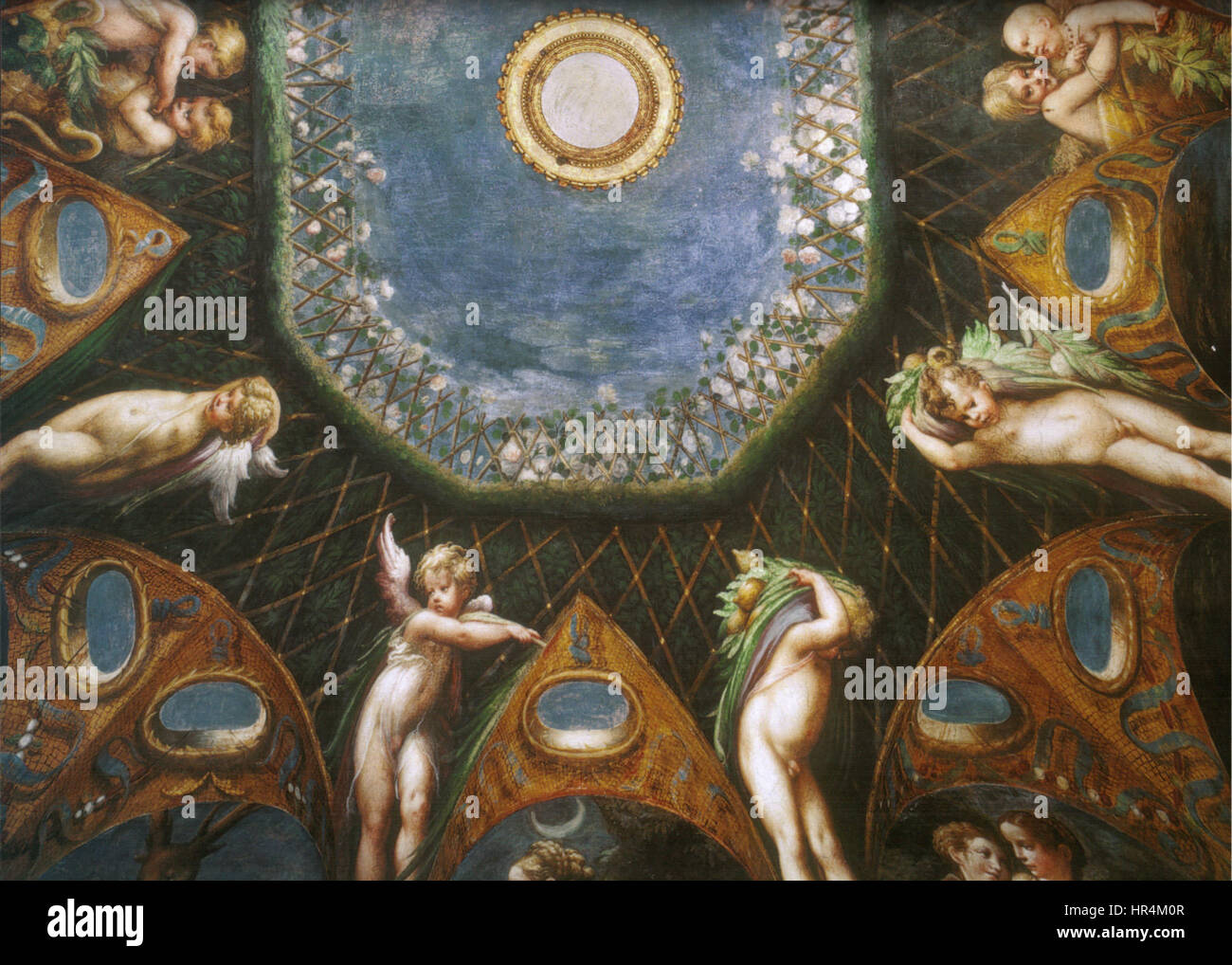 Parmigianino, affreschi di fontanellato 00 Stock Photo