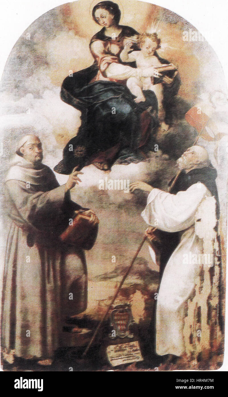 Pietro Negroni - Madonna e santi Stock Photo