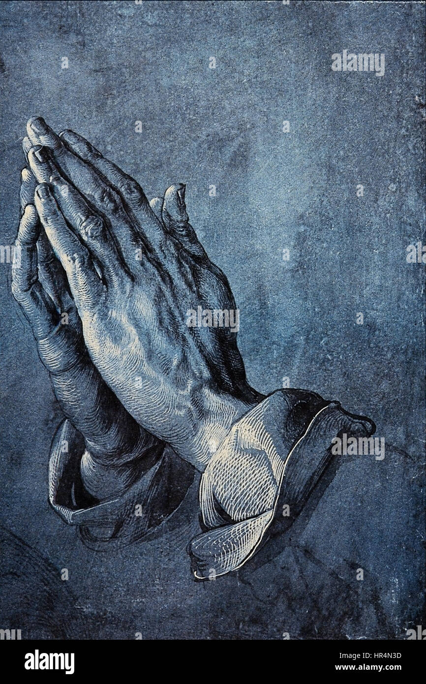 Praying hands drawing hi-res stock photography and images - Alamy, image size:866x1390