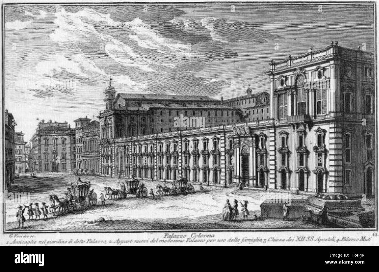 Colonna Family Rome The Palazzo Colonna is a grand historical palace in Rome, Italy, known ...