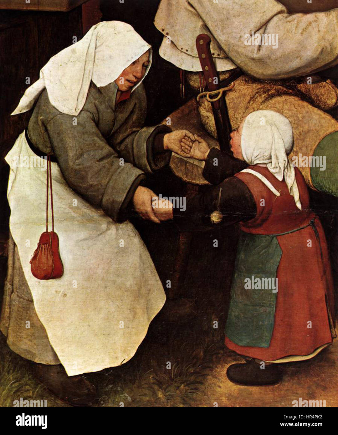 Pieter Bruegel the Elder - The Peasant Dance (detail) - WGA3503 Stock Photo