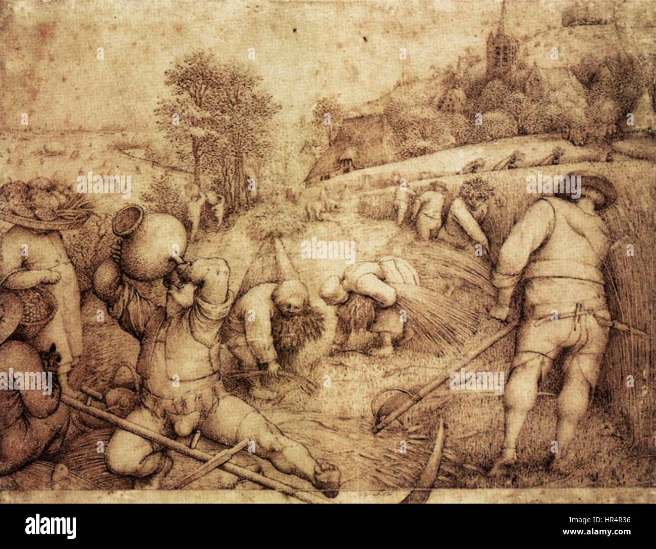 Pieter Bruegel the Elder - Summer - WGA03529 Stock Photo