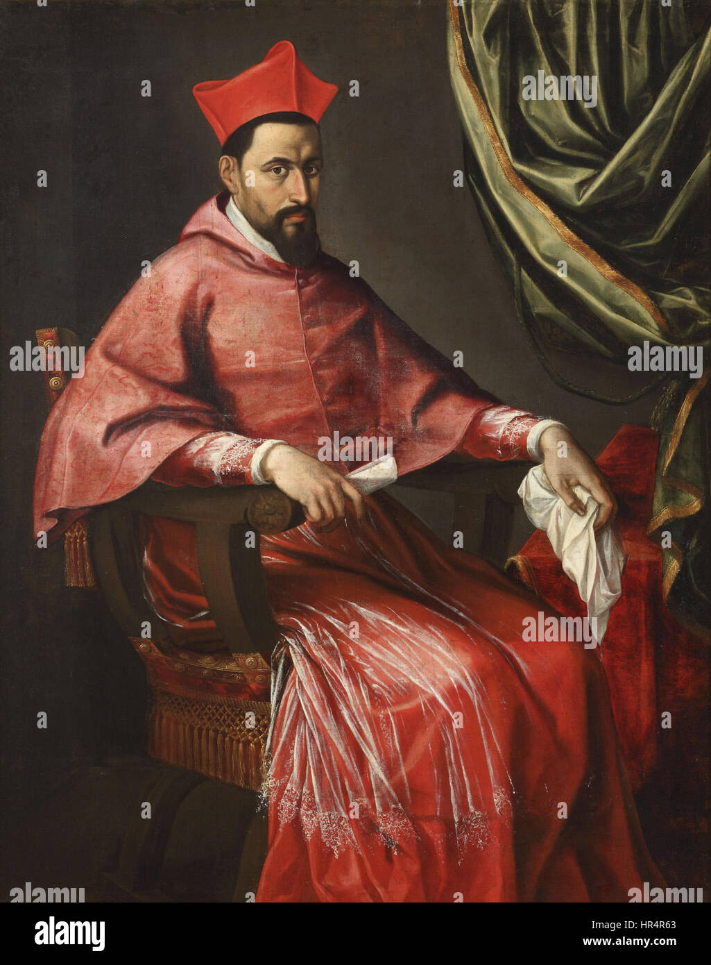 Pietro Facchetti Bildnis eines Kardinals Stock Photo