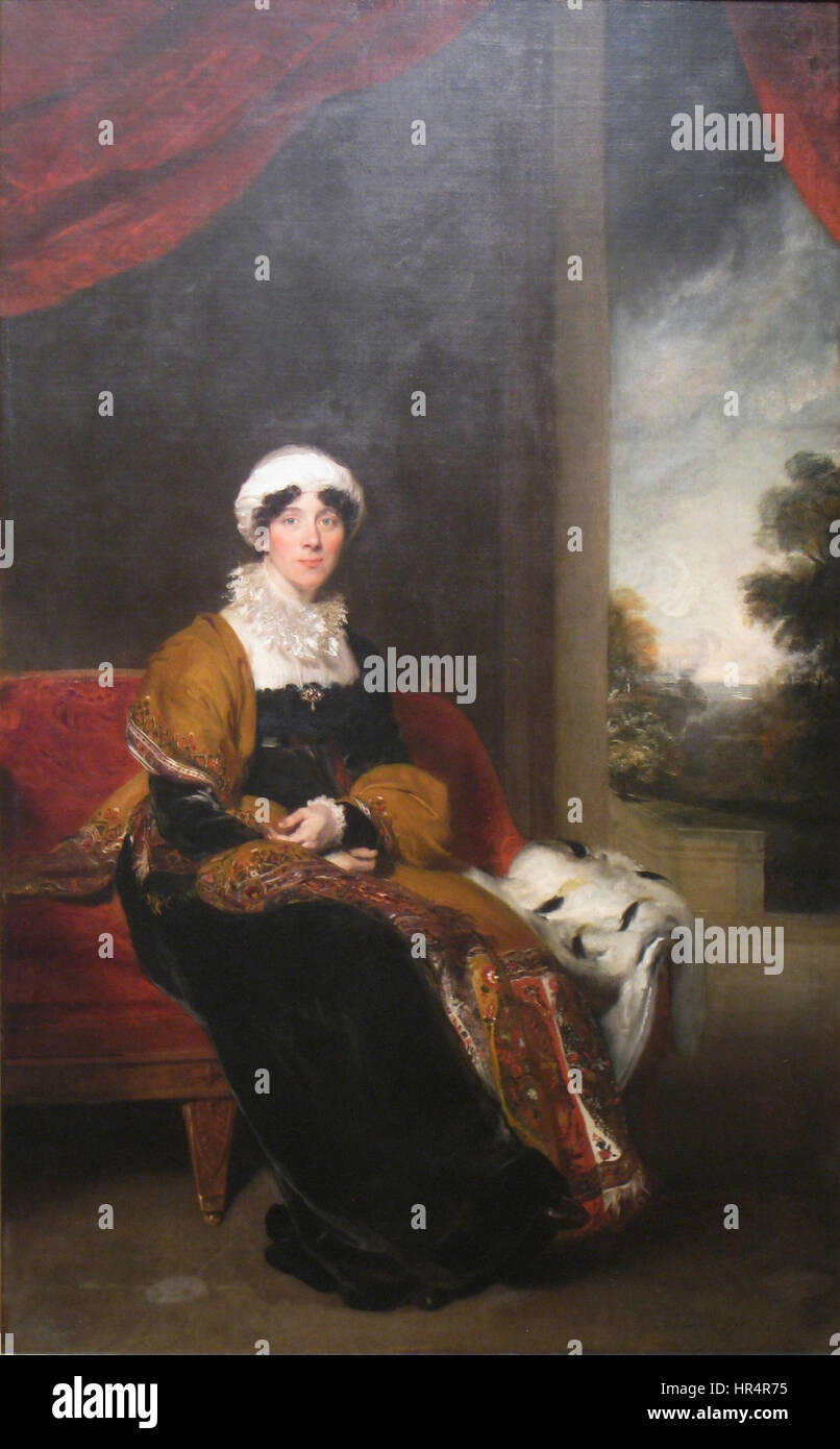 Portrait of Eleanor, Lady Wigram, by Thomas Lawrence Stock Photo
