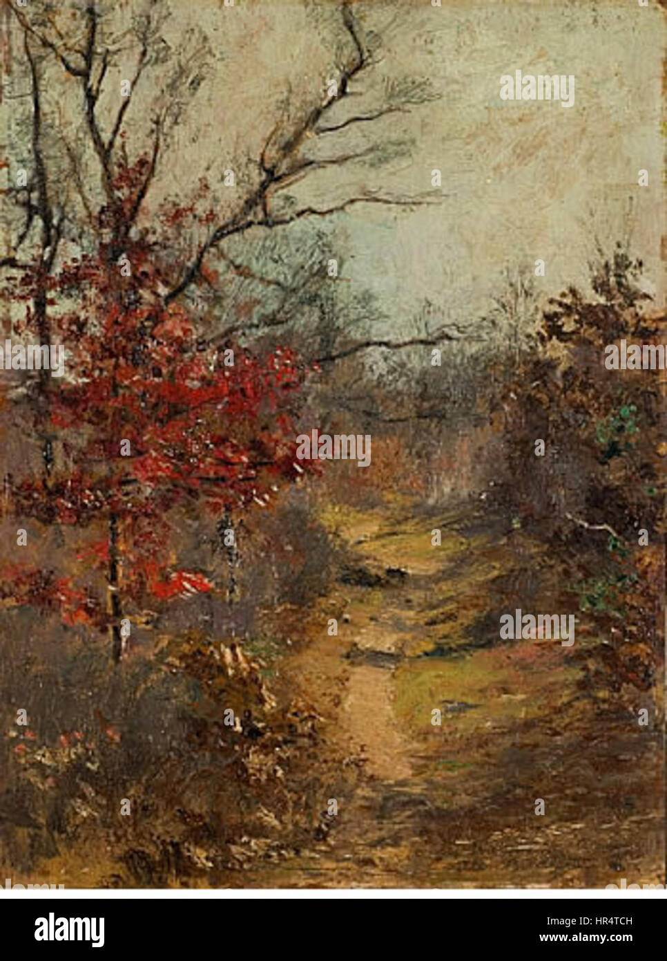 Path Through the Woods, Allen Butler Talcott Stock Photo - Alamy