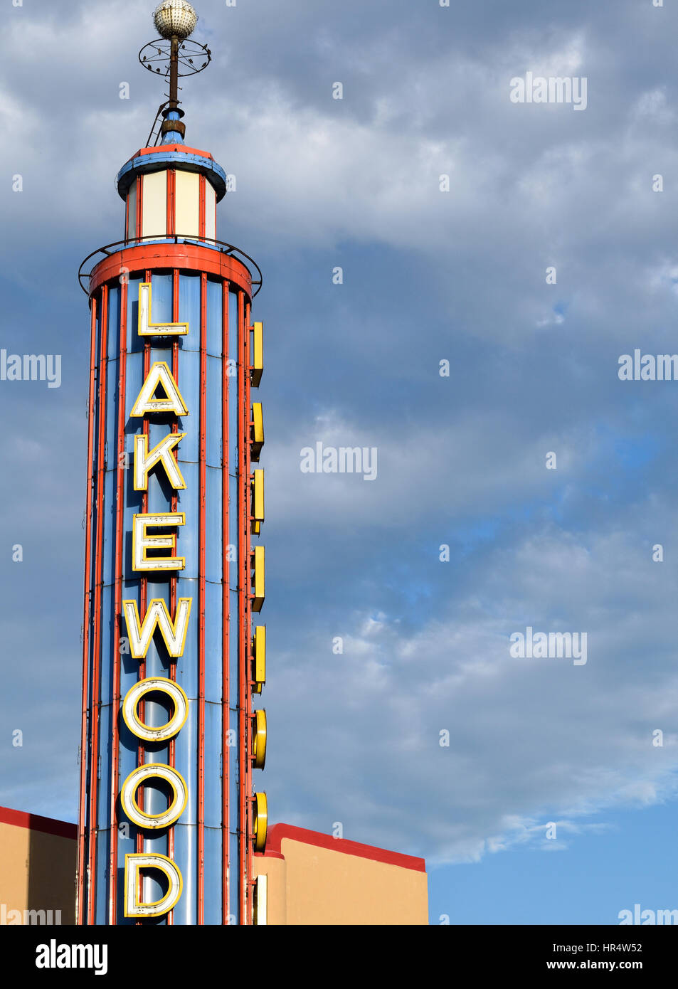Lakewood Theater in East Dallas, Texas Stock Photo