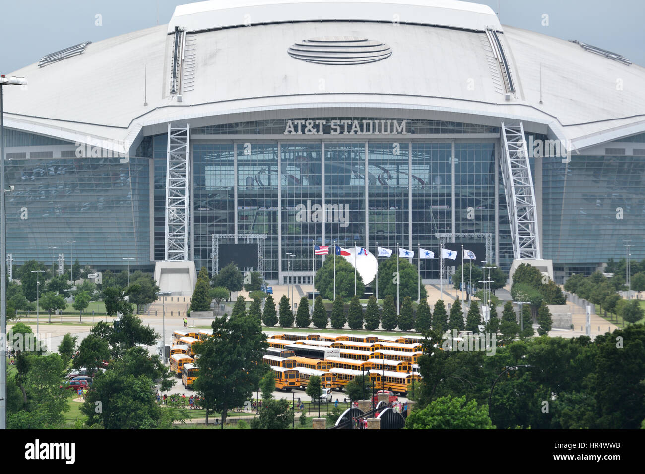 AT&T Stadium (Home of the Dallas Cowboys) Stock Photo