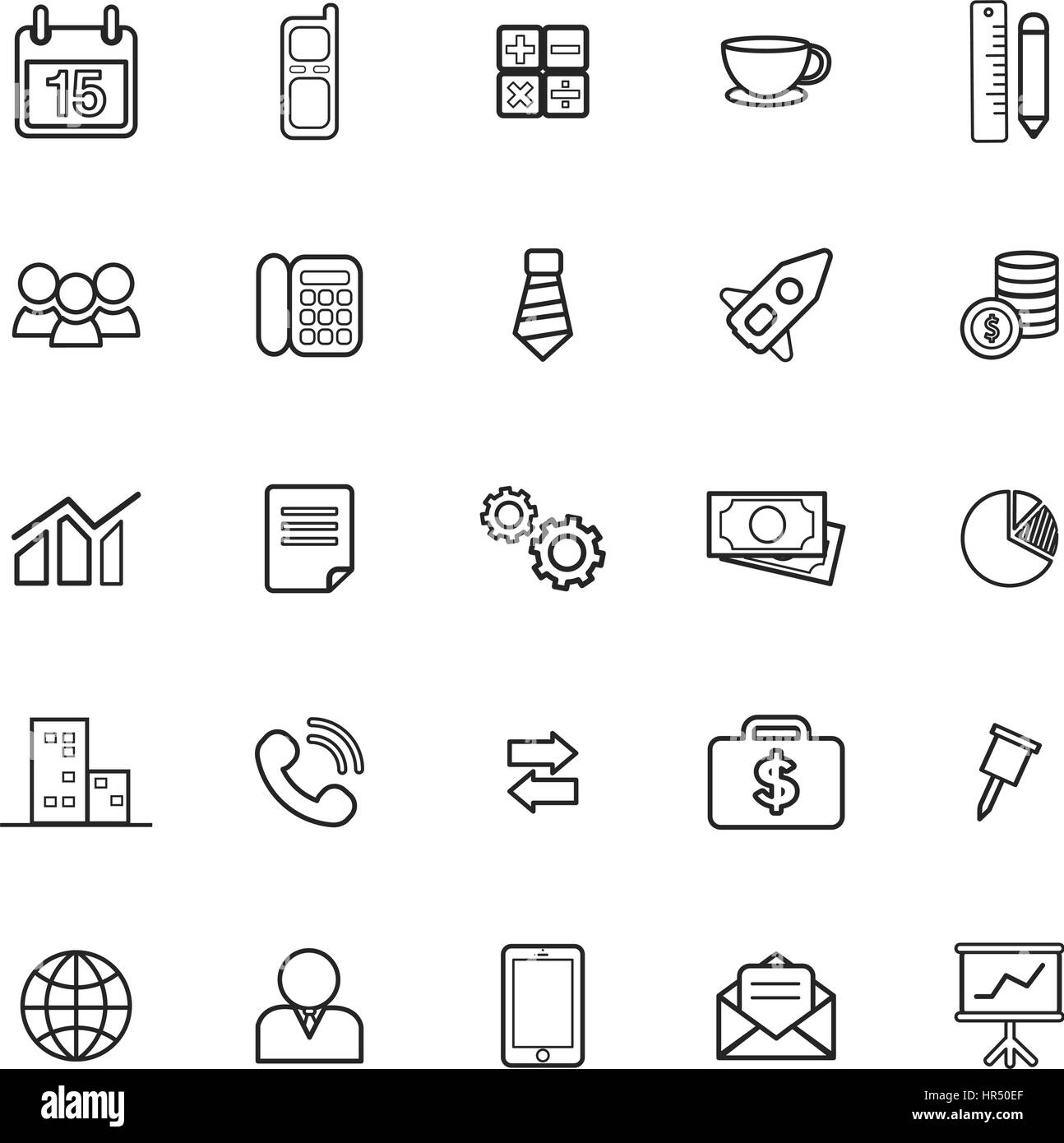 Vector UI Illustration Business People Concept Stock Vector Image & Art ...