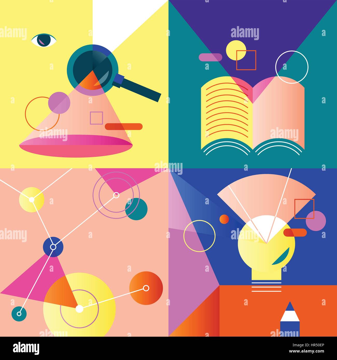 Icon Business Vector Set Colorful Stock Vector Image & Art - Alamy