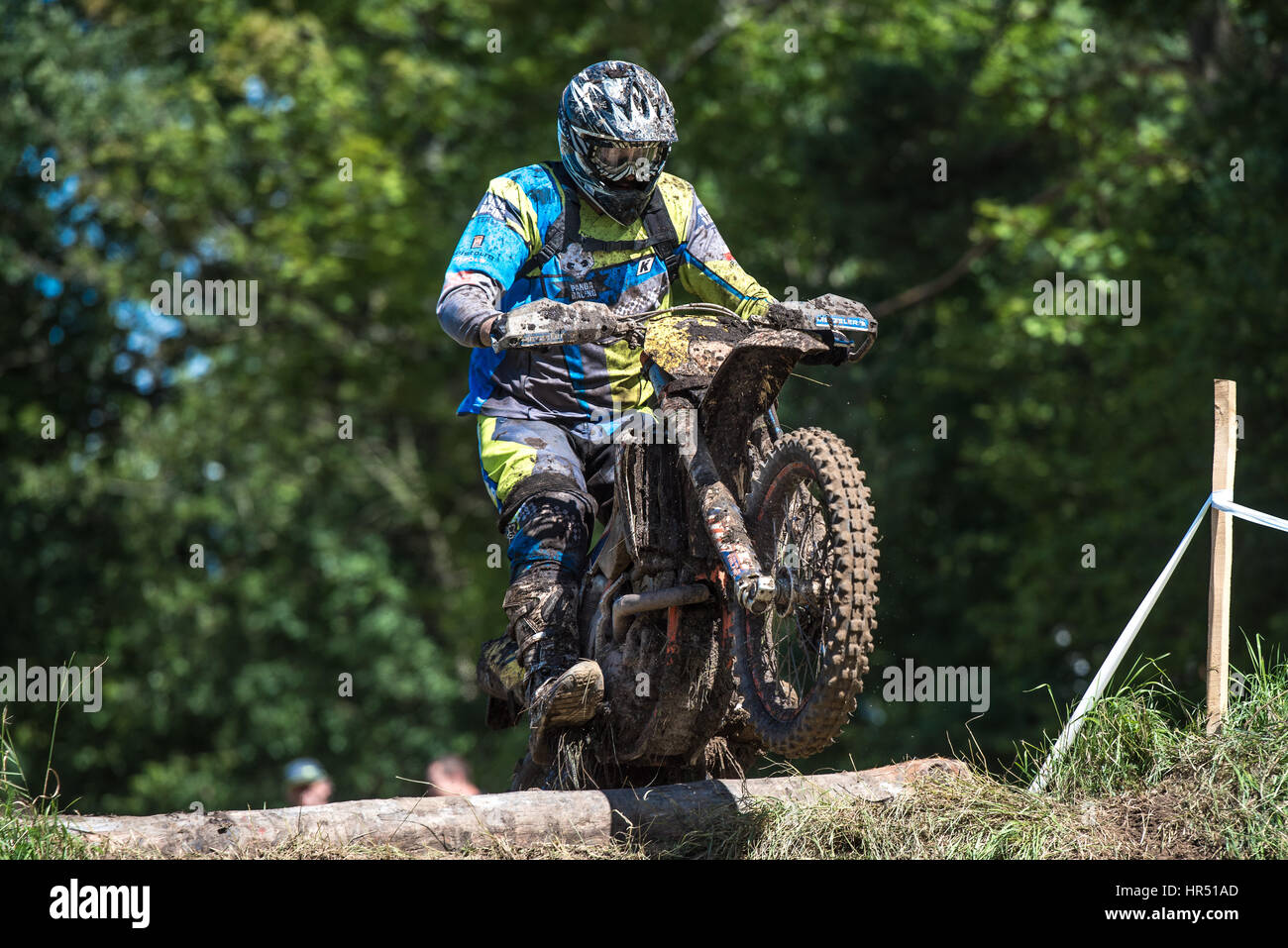 MALECHOWO, POLAND - JULY 16 : undefined rider on Polish Enduro ...