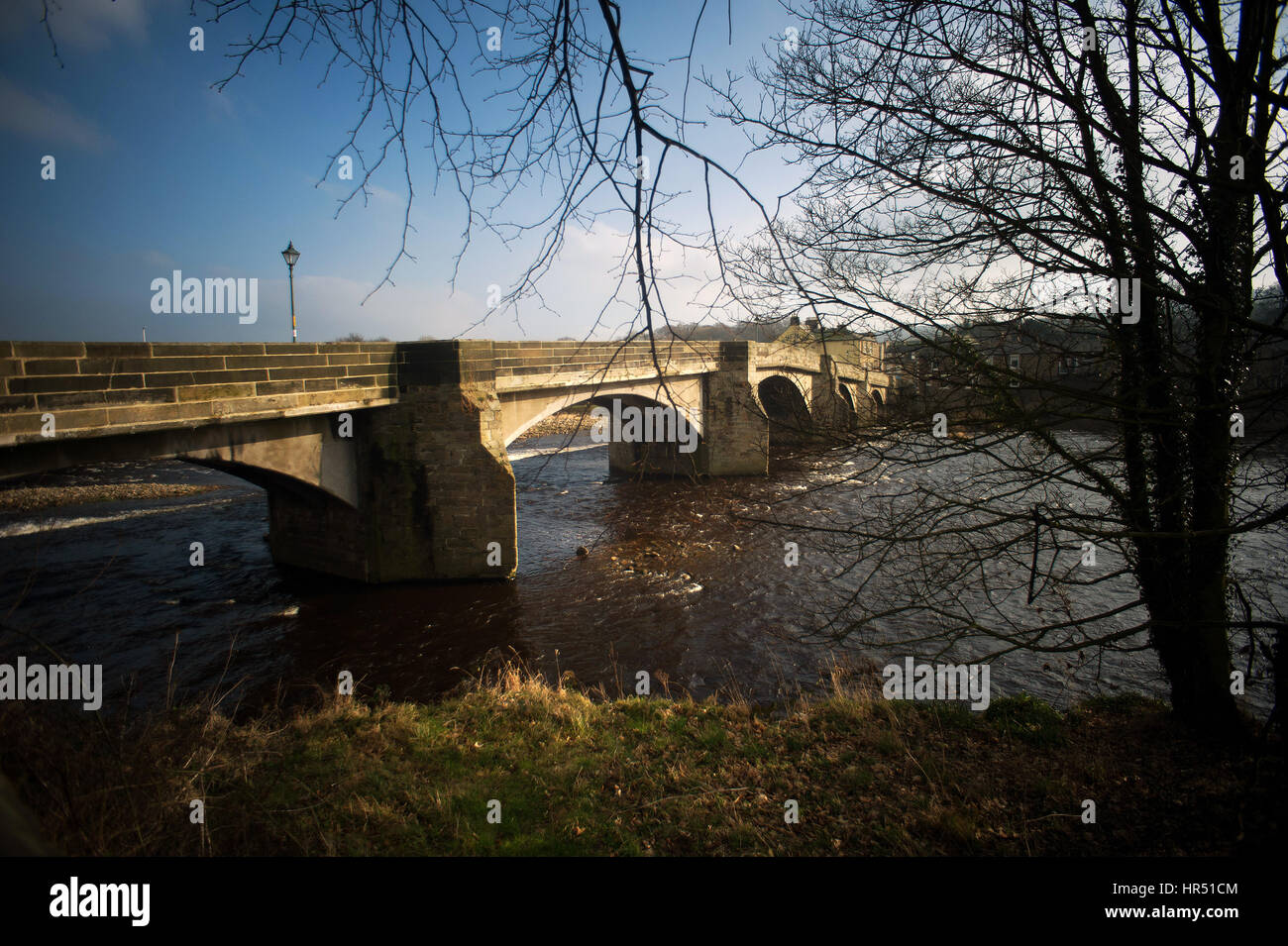 Haydon Bridge, River South Tyne, Northumberland Stock Photo