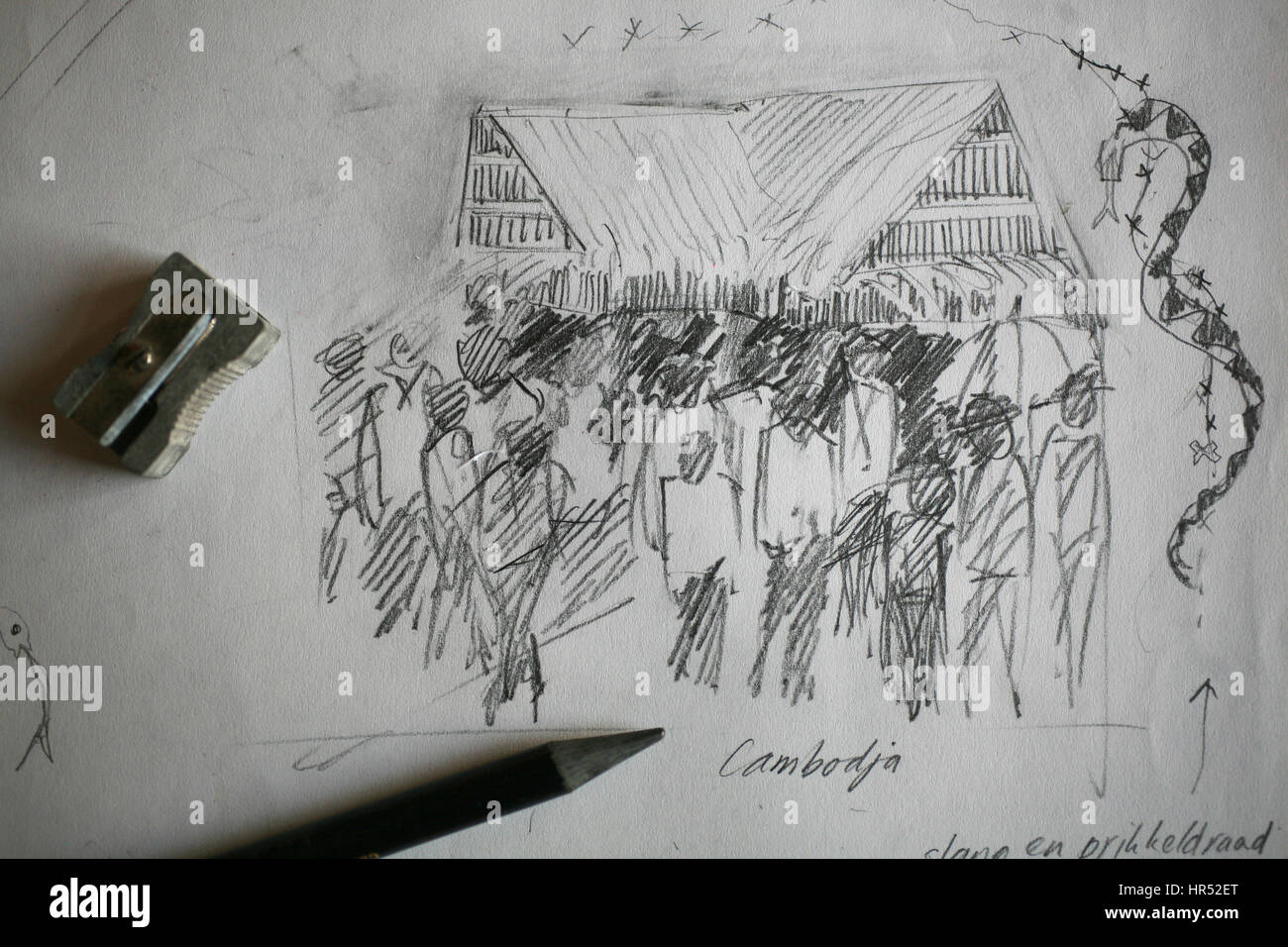 art painter at work Stock Photo - Alamy