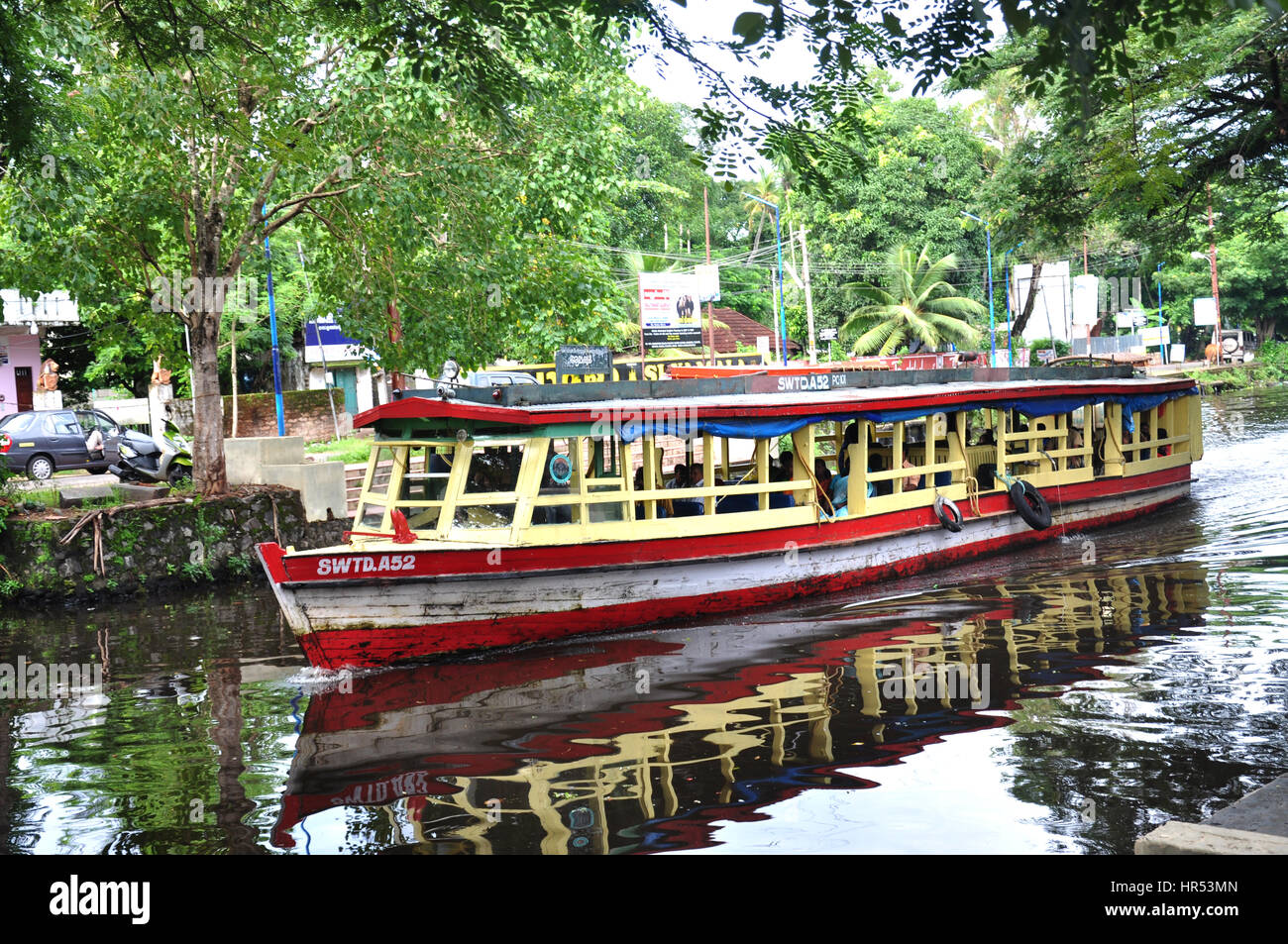 Kerala Government Water Transport Boat, Kerala, India, (Photo Copyright
