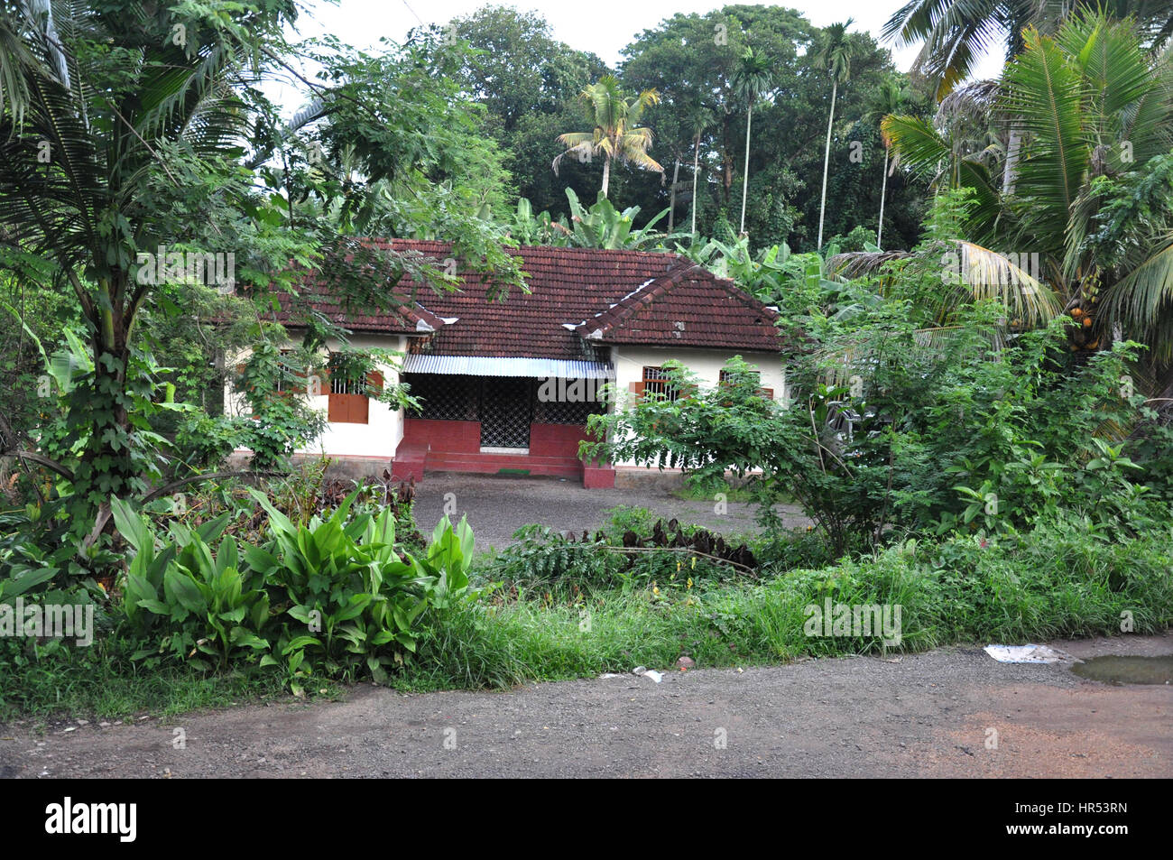 South India Village Traditional Homes Kerala India Photo Stock