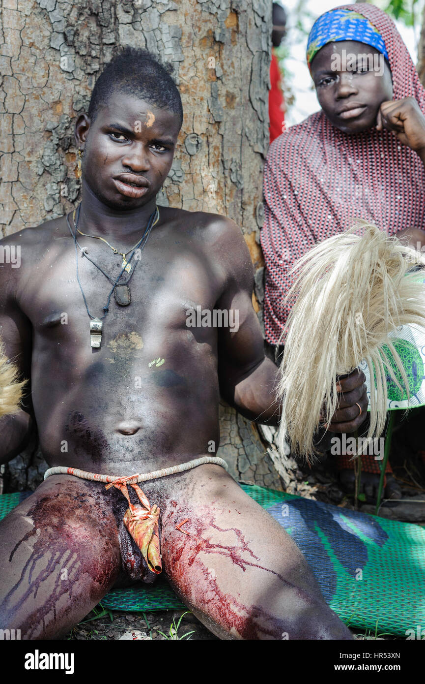boy tribe penis For the Yom tribe, the circumcision ceremony is a very important rite of  passage from boys to men. After being circumcised, the penis of the  initiate Stock Photo - Alamy