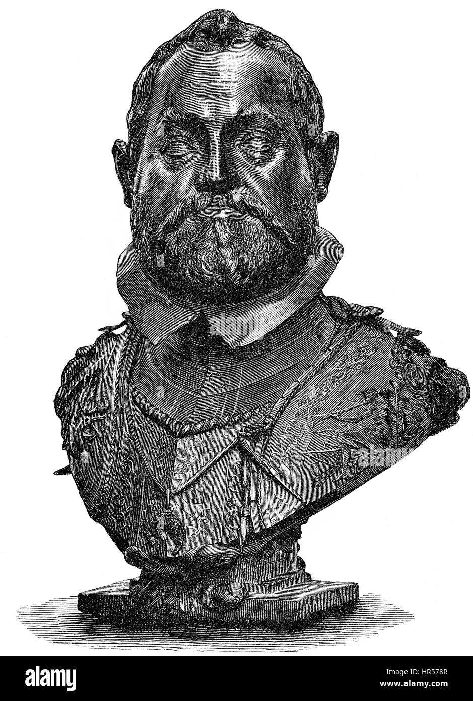 Emperor Rudolph II, 1552 - 1612 Stock Photo
