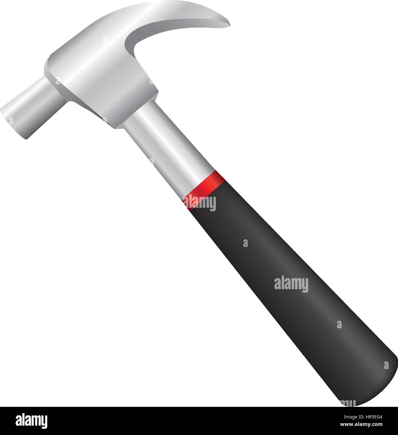 realistic silhouette color of hammer tool Stock Vector Image & Art - Alamy