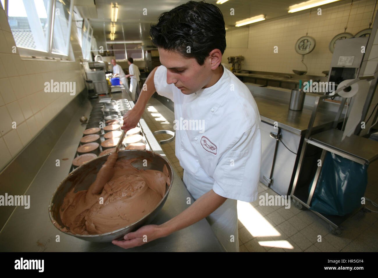 bonbonmaker at work Stock Photo - Alamy