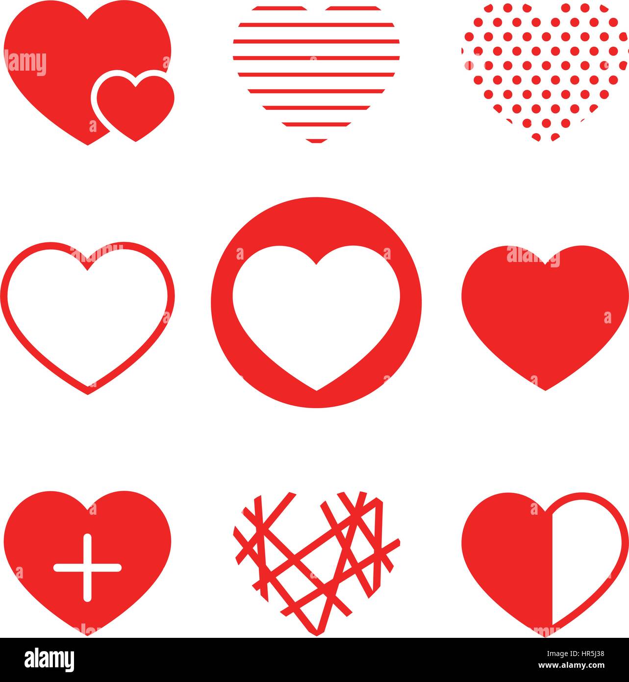 Illustration simple icons Stock Vector Images - Alamy