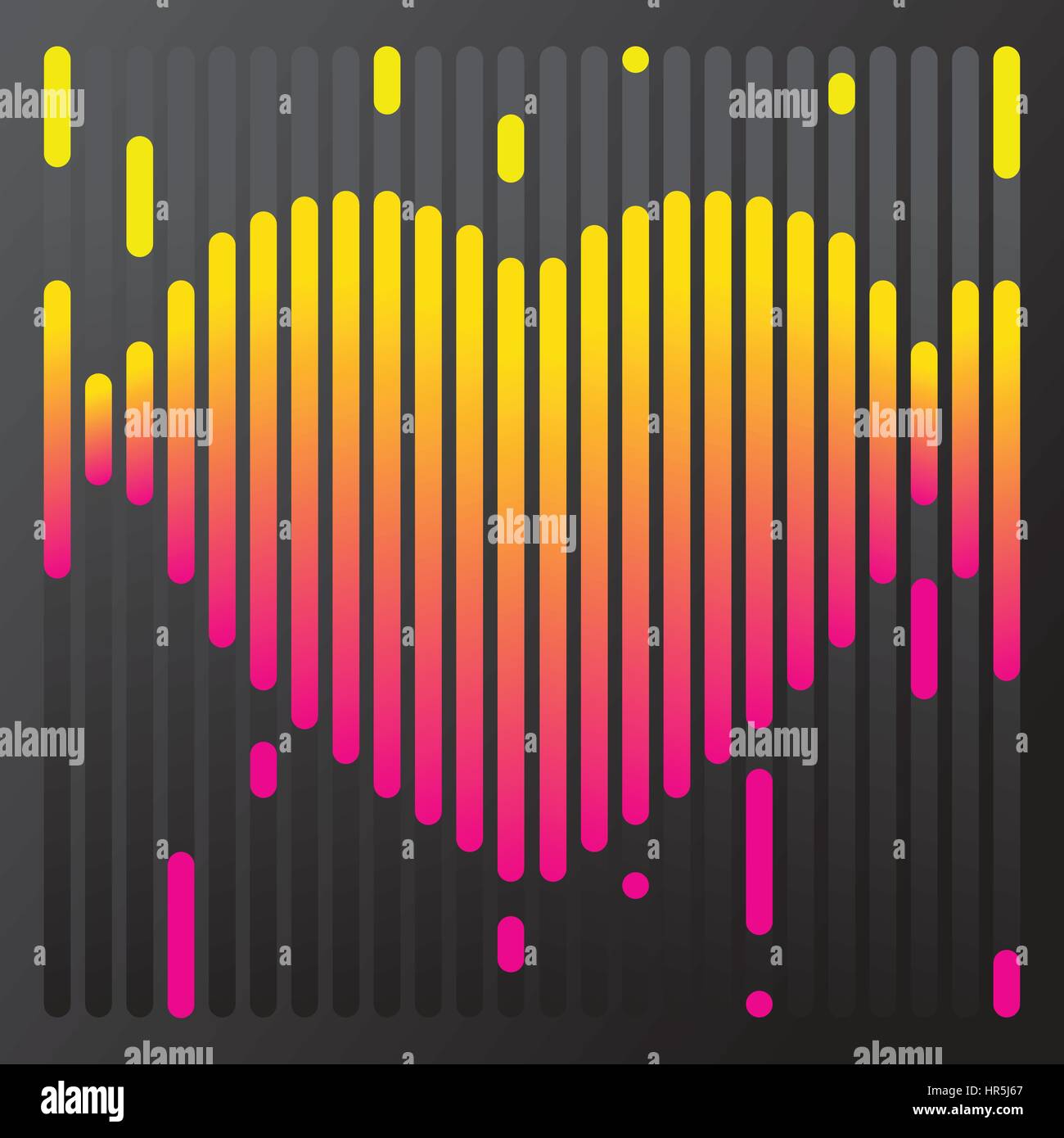 Abstract colored heart background vector hi-res stock photography and ...