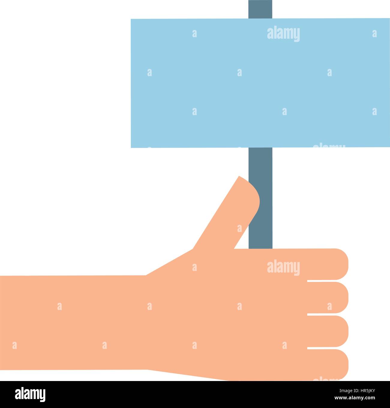 hand human with label silhouette icon Stock Vector Image & Art - Alamy