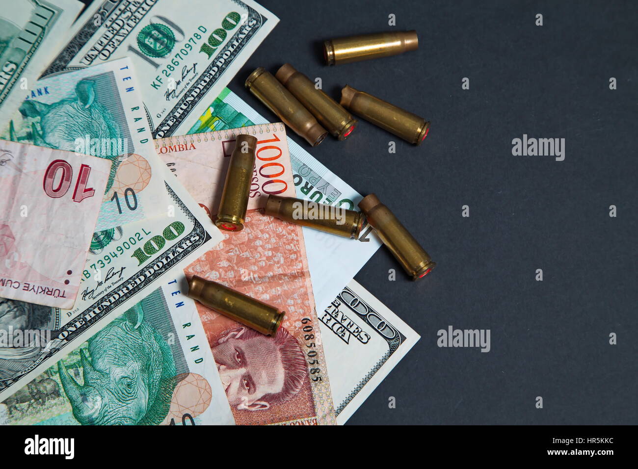 Fake Gun Bullets Stock Photo 759670852