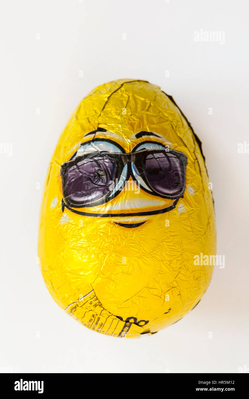 Toto Emoji Milk Chocolate Egg with Surprise Toys ready for Easter isolated  on white background Stock Photo - Alamy