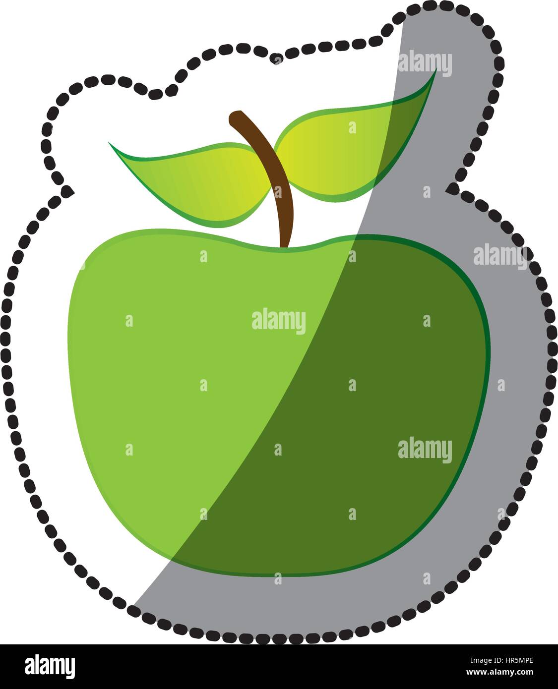 colorful apple fruit icon stock Stock Vector Image & Art - Alamy