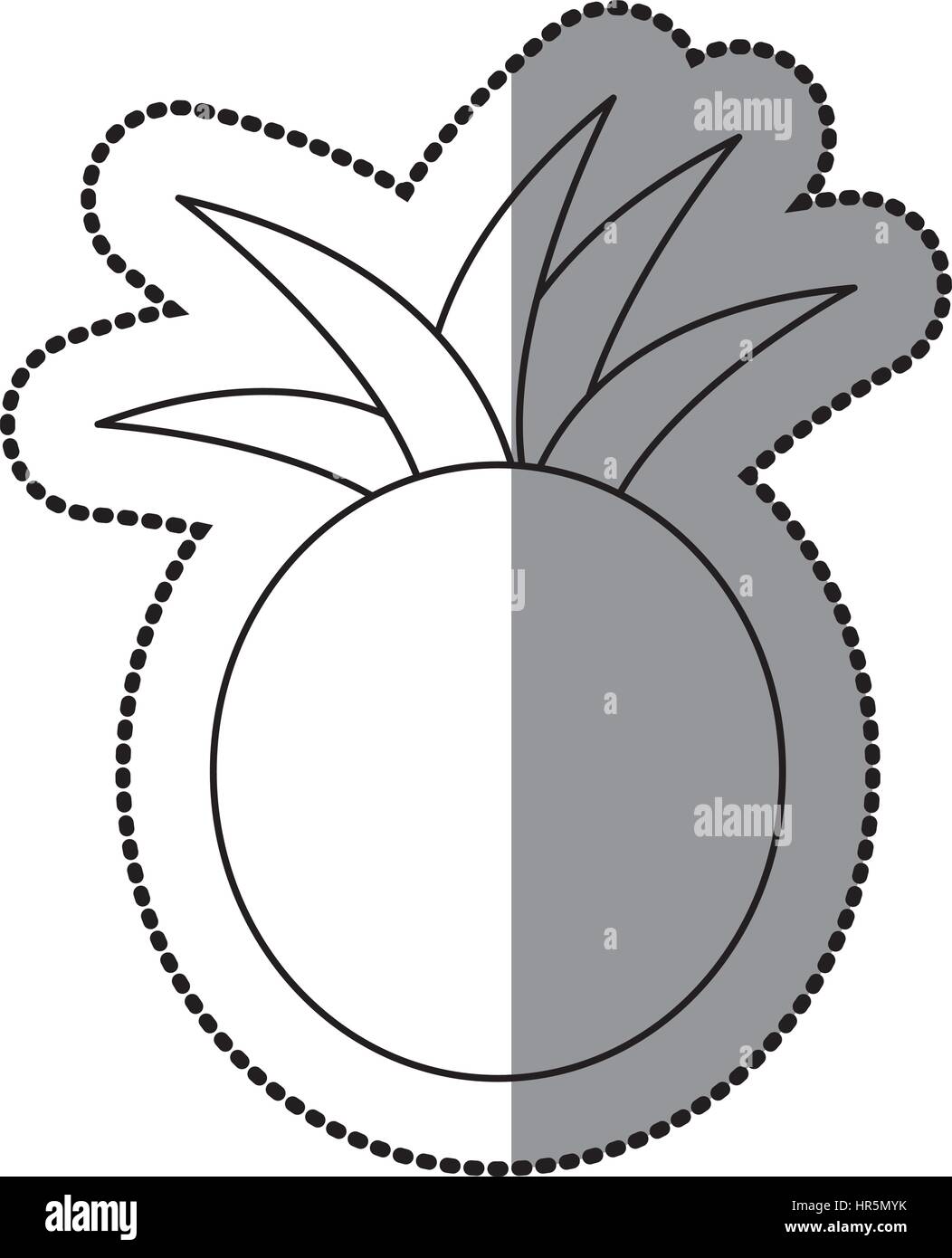 figure pineapple fruit icon stock Stock Vector Image & Art - Alamy